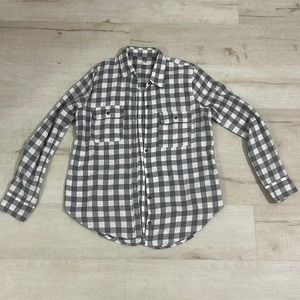 Hollister boyfriend fit plaid flannel